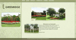 Desktop Screenshot of greenridgehoa.com
